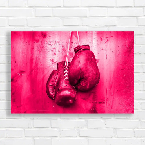 Vintage boxing gloves hanging - boxing,