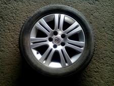 VAUXHALL ASTRA H DESIGN 5 STUD ALLOY WHEEL+205/55/16 RUNWAY 6MM TYRE 2004-2010
