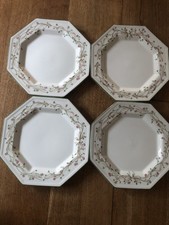4 Johnson Brothers Eternal Beau Dinner Plates Good Condition Lot B