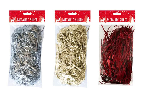 Metallic foil shredded - metallic,