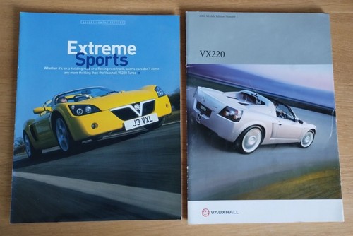 Vauxhall vx220 sales brochure - vx220,