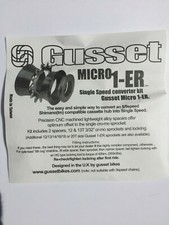 Gusset Single-Speed Convertors