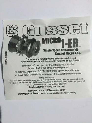 Gusset single speed convertors - single-speed,