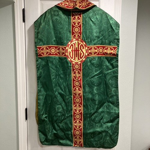 4pc catholic priest green - catholic,