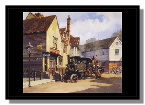 Foden steam wagon brewery - steam,