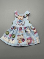 Blythe Doll Clothes Outfit Blue Bear Dress