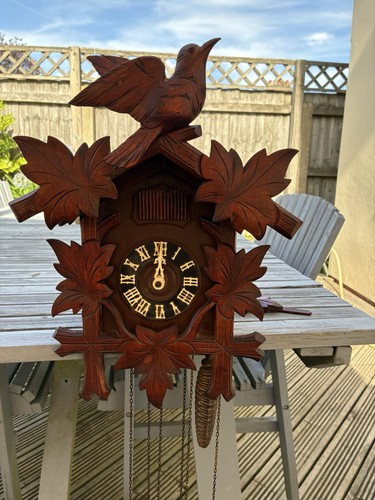 Vintage german cuckoo clock - vintage,