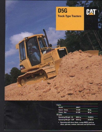 Caterpillar d5g track type - "d5g", track-type