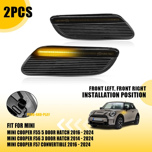For mini cooper smoked dynamic - smoked,