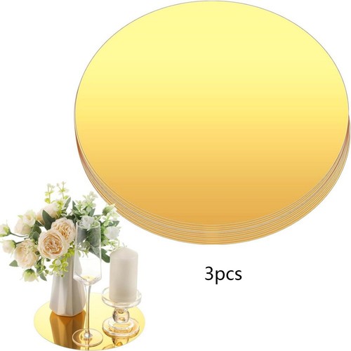 3pcs round mirrors - 3pcs, 8"