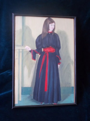 Original vintage oil painting - vintage,