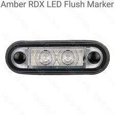 RDX LED FLUSH AMBER Marker 12v