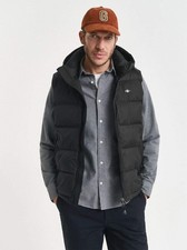 GANT Mens Black Active Cloud Gilet