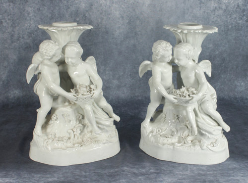 Rare antique doubled meissen - antique,