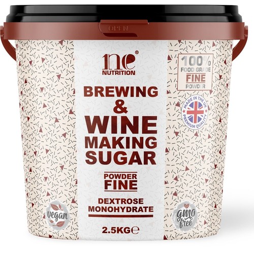Brewing sugar 5kg - 2.5kg, bucket