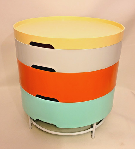 Ikea multicoloured round - ikea,