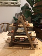 Wooden Cupcake Cake Fruit