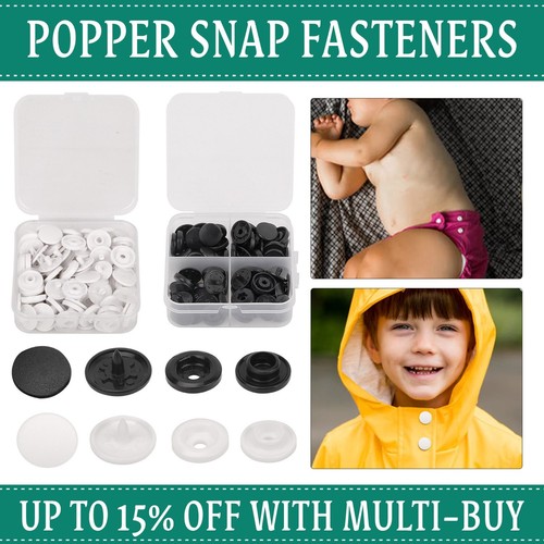 Kam round plastic snap - kam,