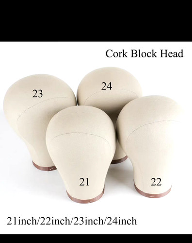 Professional canvas wig head - canvas,