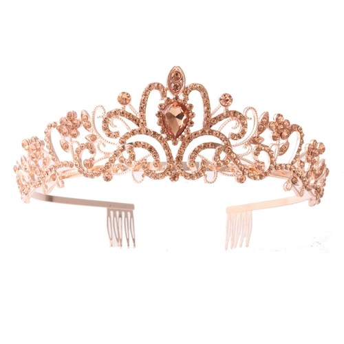 Elegant crystal tiaras crowns - crystal,