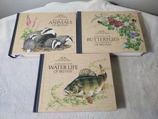 3x Reader's Digest Nature Lovers Library Field Guide Water Life, Butterflies