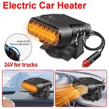 200W Electric Car Heater 24V DC Heating Fan Defogger Defroster Demister Portable