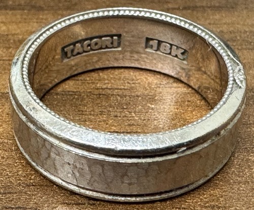 Tacori men wedding band 18k - tacori, men's