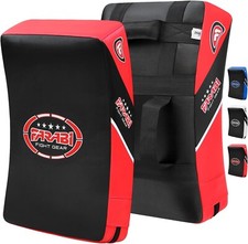 1x FARABI Strike Shield Kickboxing Pad Muay Thai MMA Karate Training Gear Curved