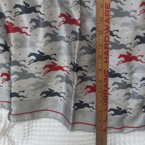 Silk scarf equestrian horse - silk,