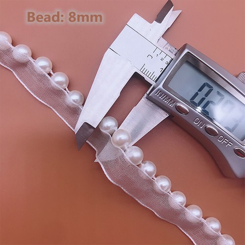 Beautiful white beaded - beautiful, pearl