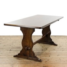Vintage Oak Refectory Table (M-6350)
