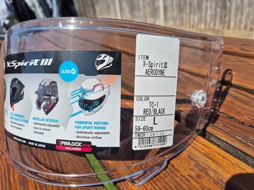 Clear visor cwr for shoei - clear,