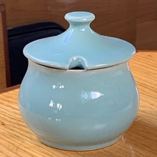 DENBY MANOR GREEN SUGAR BOWL