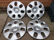 Set of Genuine Vauxhall Astra J 16" Wheel Trims Hub Caps x4 Meriva B Zafira B