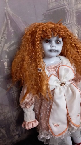 Ooak gothic horror doll creepy - ooak,