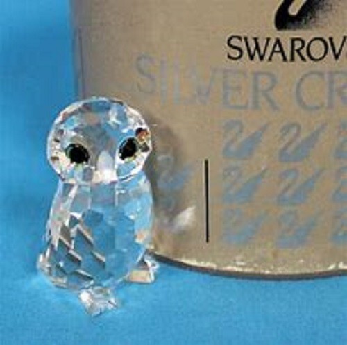 Swarovski crystal owlet mint - crystal, "owlet"
