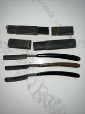 Lot of  3 Assorted Vintage Straight Razors Various Brands