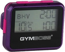 Gymboss Interval Timer and Stopwatch VIOLET/PINK METALLIC GLOSS