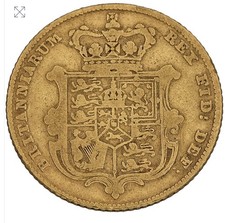 Rare 1828 George IV Gold Half