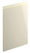 Cream Gloss 22mm MDF J Pull Handleless Kitchen Unit Cupboard Replacement Doors