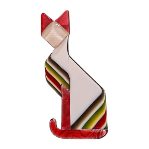 Lea stein genuine brooch - lea,