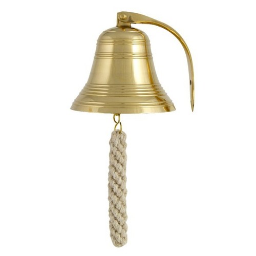 Brass ships bell vintage - brass,