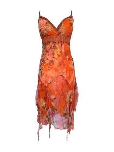 Rene derhy orange - rene, floral