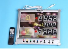 Snooker Scoreboard Remote Control Electronic LED Billiards