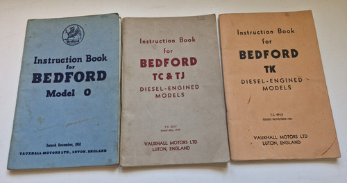 Bedford vintage instruction - vintage,