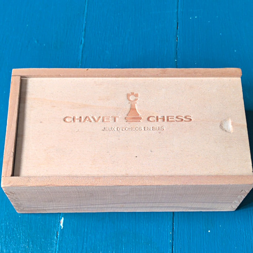 Chavet wooden chess pieces set - wooden,