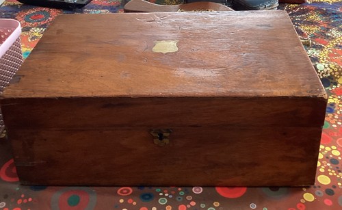Antique writing slope box - antique,