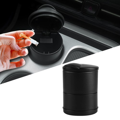 Portable car ash tray - tray, lid