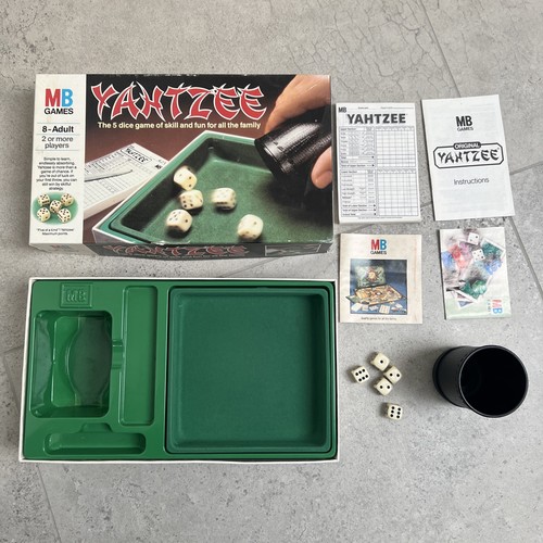 Vintage 1985 yahtzee - mb,