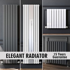 Designer Radiator Flat Panel Oval Column Central Heating Rad Horizontal Vertical